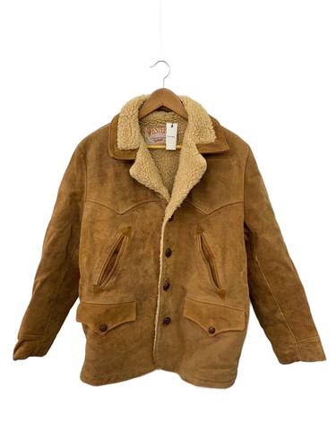 Veste cuir schott marron 40 - veste,