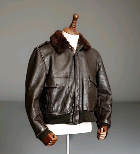 Veste aviateur vintage 80s - veste,