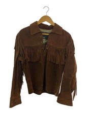Veste Schott En Suède Marron