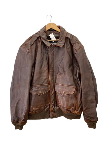 Schott veste cuir marron - schott, en