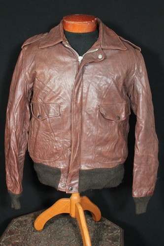 Veste vol cuir - vol, marron