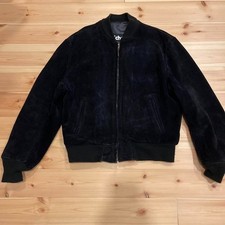 Veste en cuir suédé Schott