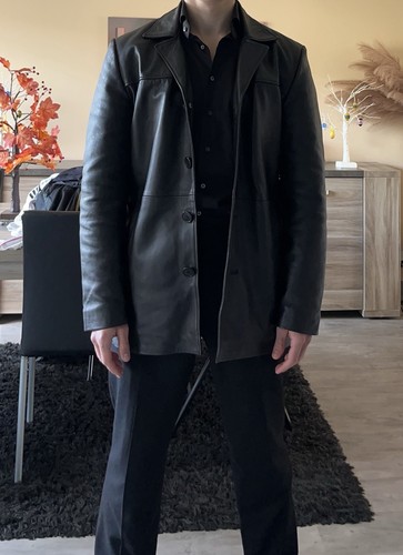 Veste cuir schott icmaine - veste,